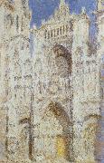 Claude Monet The sun of the main entrance of the Rouen Cathedral Spain oil painting artist